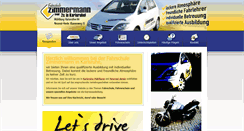 Desktop Screenshot of fahrschule-zimmermann.info